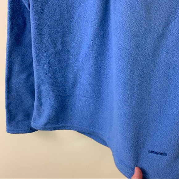 Patagonia Capilene Fleece Quarter-Zip Midweight Pullover in Size Small | Blue - Picture 5 of 10